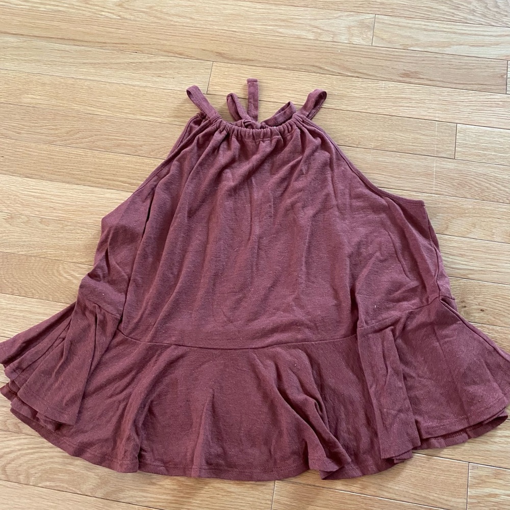 Flowy brown top